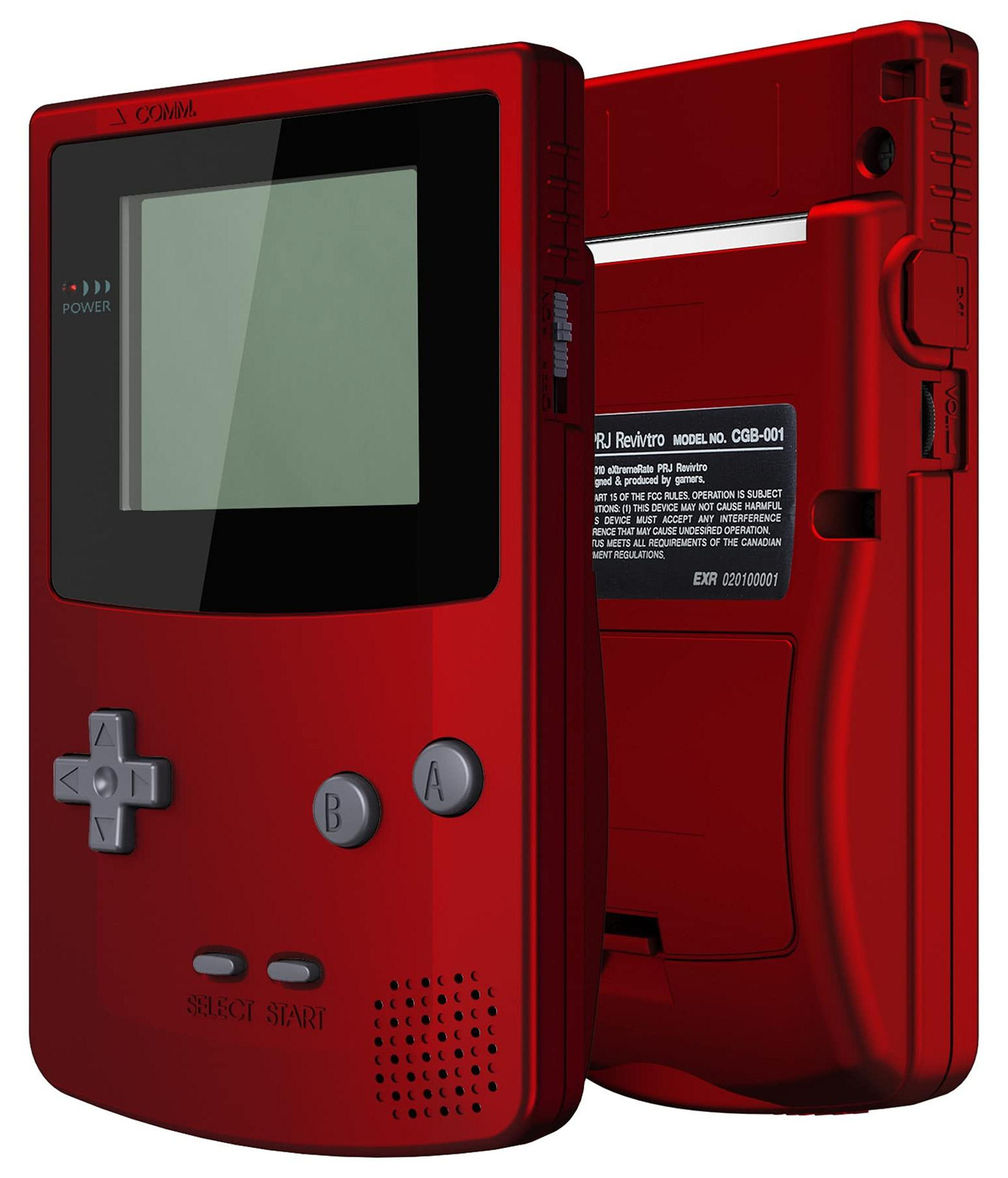 Selius Schelp Knoppenhoes voor Gameboy Color Console - Scharlaken Rood