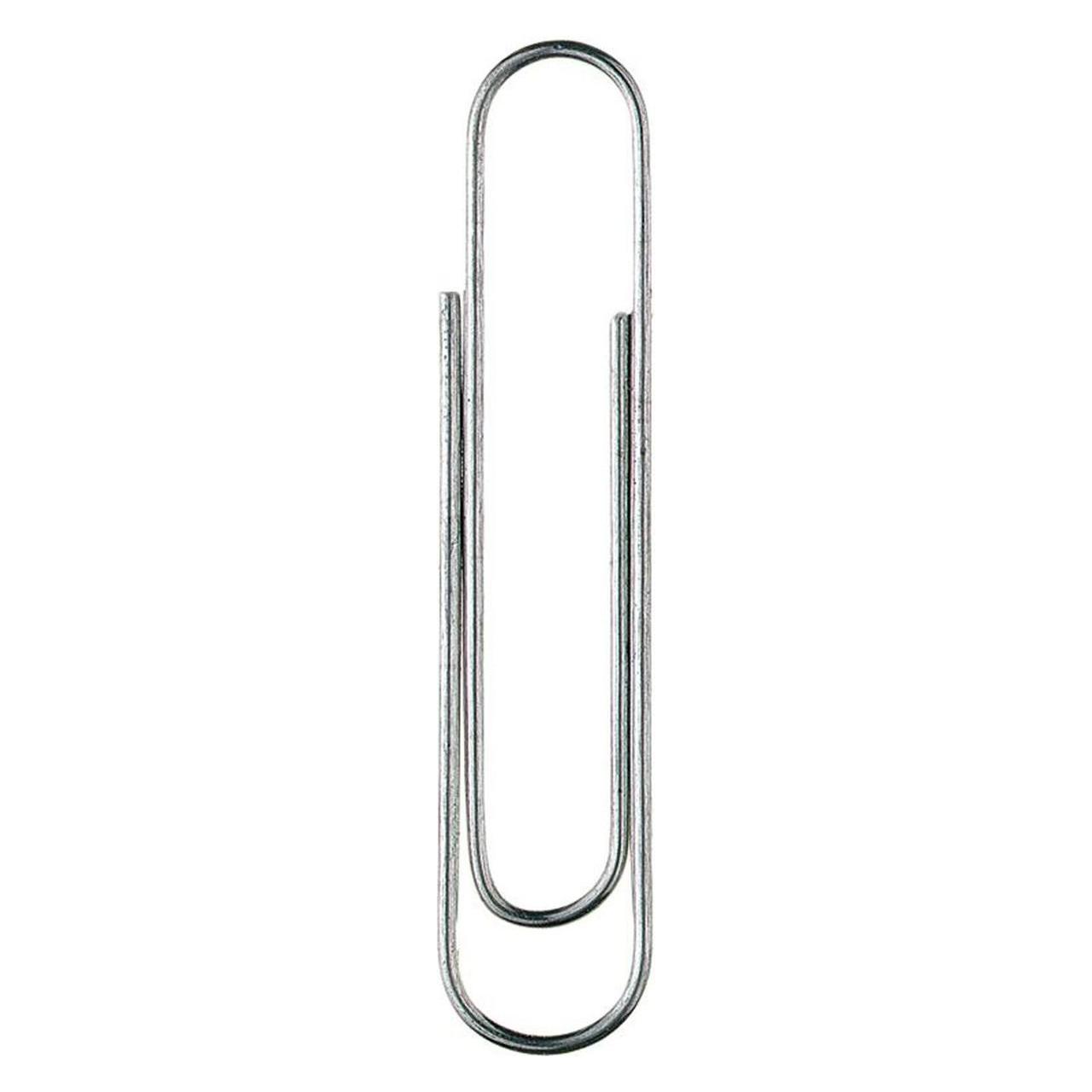Alco Büroklammer glatte runde Form 50mm Metall verzinkt silber 100 St./Pack. (100x) (22432539)