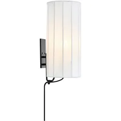 Wandleuchte Markslöjd Hikari Schwarz/Weiß max. 60 Watt Wandlampe