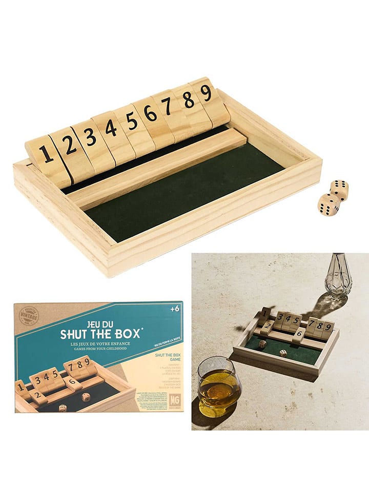 The Concept Factory Holzspiel "Shut the Box" - ab 6 Jahren - onesize