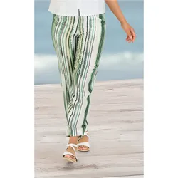 Viskose-Hose in Druck schilf in Größe 46 von DW-Shop, Schilf, 46