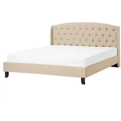 POLSTERBETT 140/200cm Beige Bordeaux