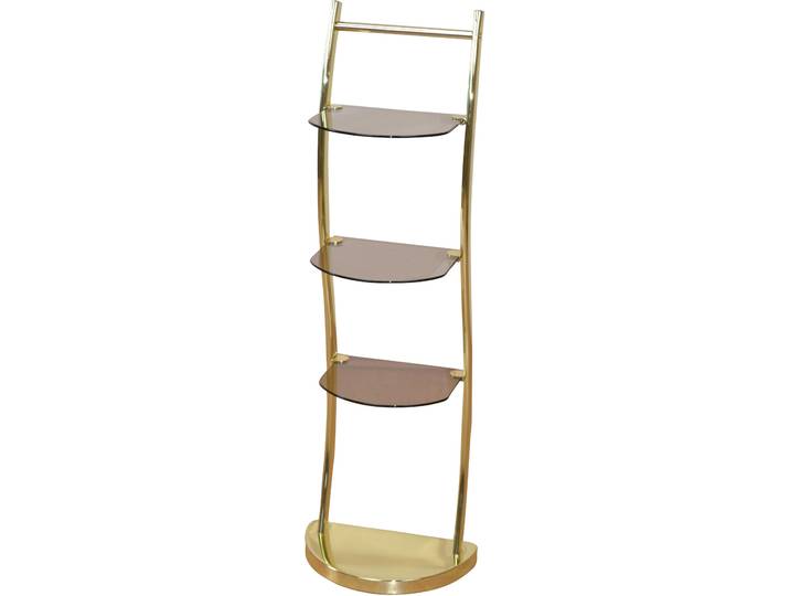 Standregal HOME AFFAIRE, gold (goldfarben), B:33cm H:101cm T:25cm, Metall, Regale, Standregal