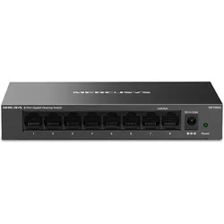 TP-Link MERCUSYS MS108G (8 Ports), Netzwerk Switch, Schwarz, Rot