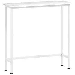KONSOLENTISCH Flurtisch mit verstellbar Fußpads, Kippschutz 75 x 24 x 76 cm