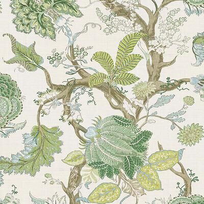 South Hampton Wallpaper - Green - Ballard Designs