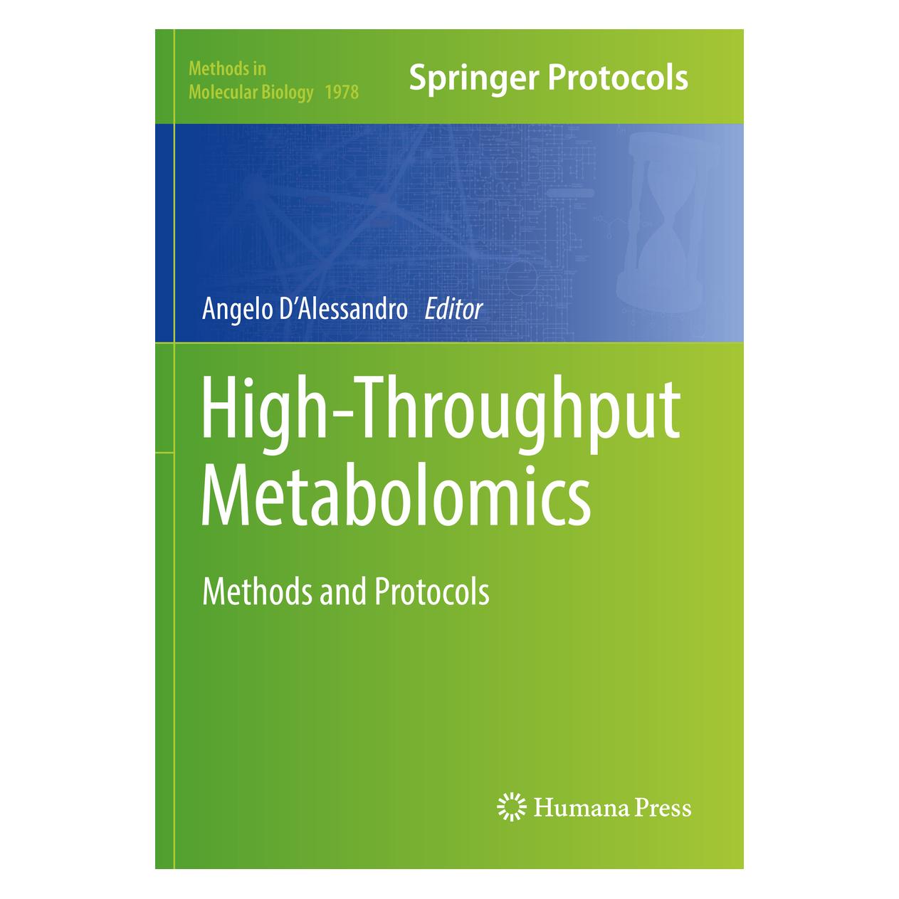 Springer High-Throughput Metabolomics (Englisch, Softcover, Angelo D'Alessandro) (56155905)