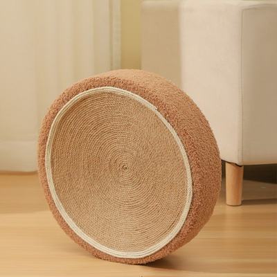 Friendly Fresh Finds Cat Scratching Bed, Two in One Scratching Board, Hemp Rope Braid, Plush Pet Bed, Cat Exclusive minimalist