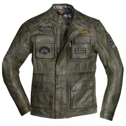 HolyFreedom Quattro Evolution Motorrad Lederjacke