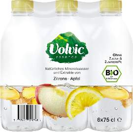 Volvic Essence Zitrone-Apfel 750ml - 6 x 0.75 L