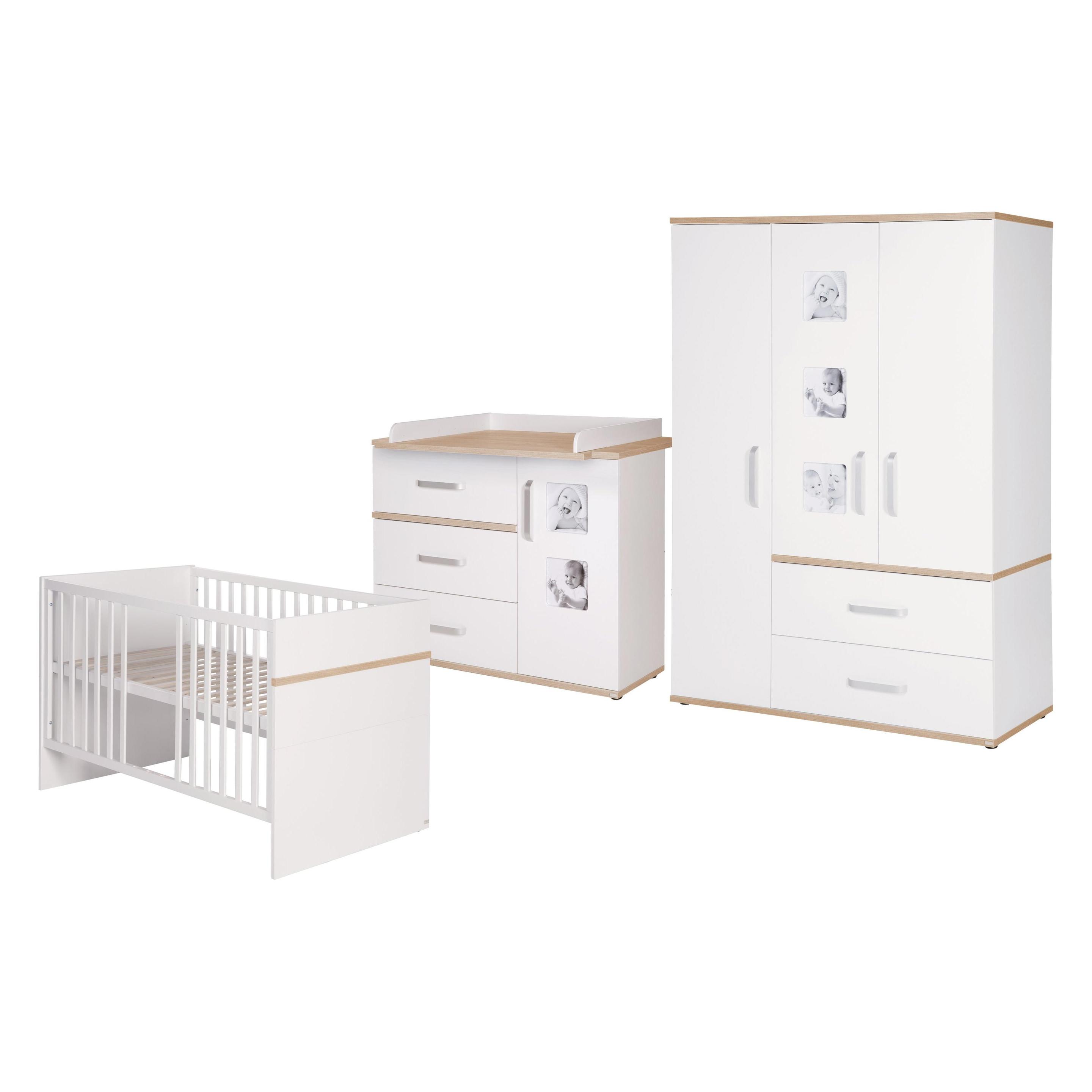 Roba Pia (Babybett, Kinderkleiderschrank, Wickelkommode) (60903)