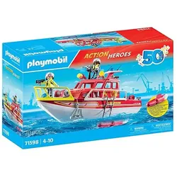 PLAYMOBIL® 71598 Act!on Heroes - Feuerlöschboot