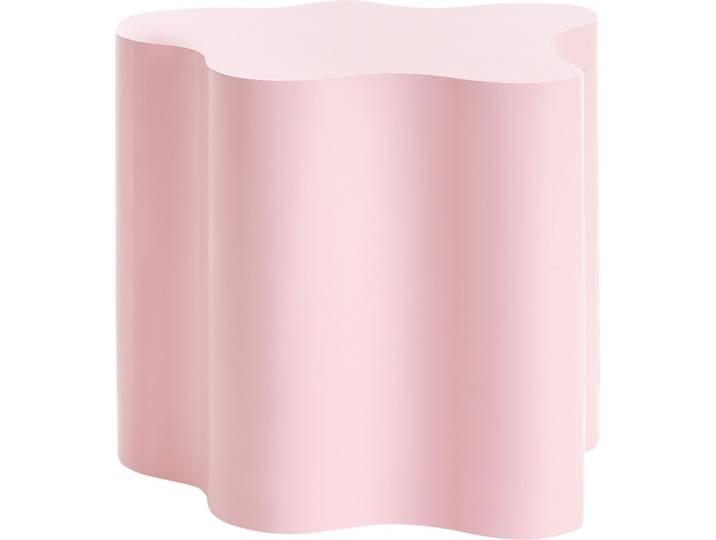 BELIANI Beistelltisch Pastellrosa MDF Unregelmäßiges Design Basis 40 x 45 cm Modernes Design Wohnzimmer