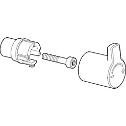 Hansa Temperatureinstellgriff zu Lafalse 59914108 59914108 chr