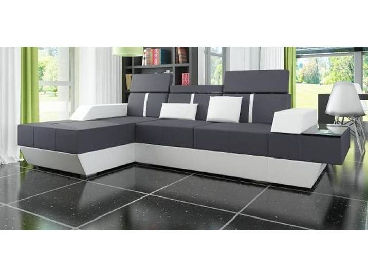Xlmoebel Ecksofa Maßgeschneidertes Ledersofa mit USB-Anschluss für maximalen Komfort, Ecksofa, Hergestellt in Europa