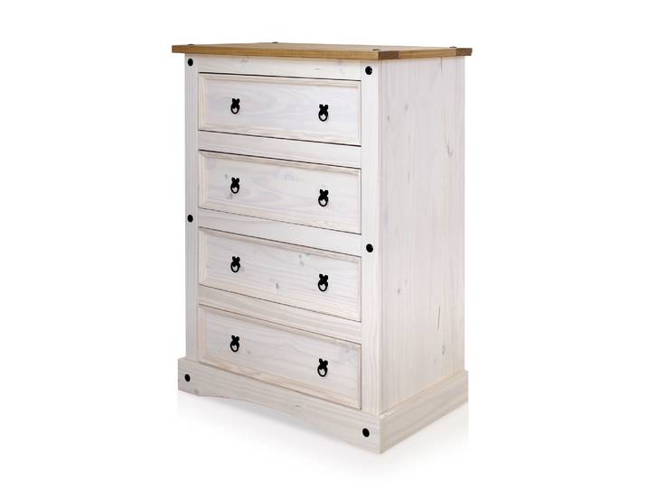 CORTON Kommode 4 SK, Material Massivholz Kiefer gewachst