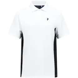Peak Performance Polo Swift, weiss/schwarz