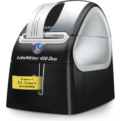 Dymo Labelwriter 450 Duo (600 dpi), Etikettendrucker, Schwarz, Silber