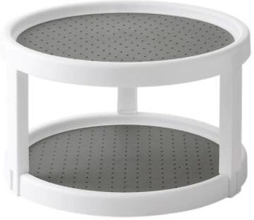 Uplift Picks Rotating Spice Rack Organizer And Lazy Susan Storage Tray double Layer