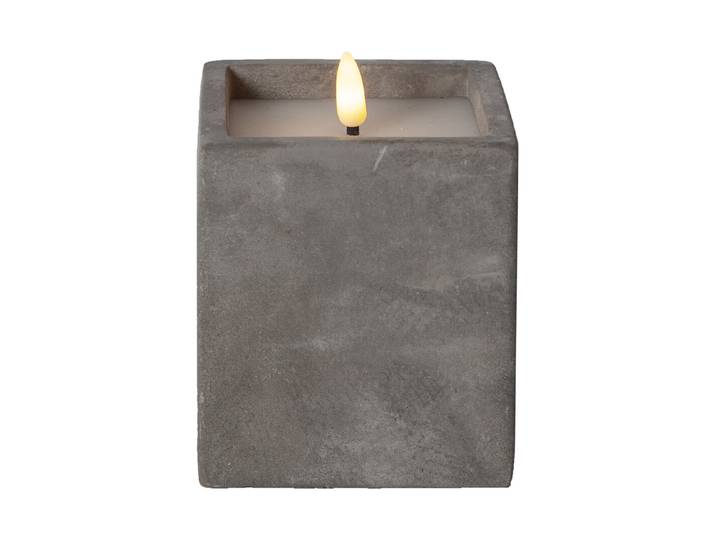 LED Pillar Kerze Flamme Cem