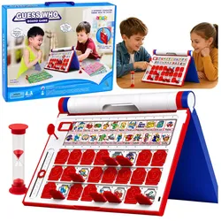 Memory-Spiel „Wer ist auf der Zeit?“ Tragbare Sanduhr-Tafel