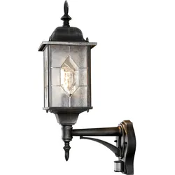 Konstsmide Wandleuchte Milano, schwarz, silber (7268-759)