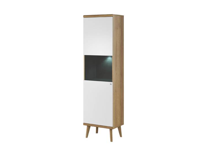 Vitrine – PRIMO – PWT50 – Weiß / Sonoma Eiche