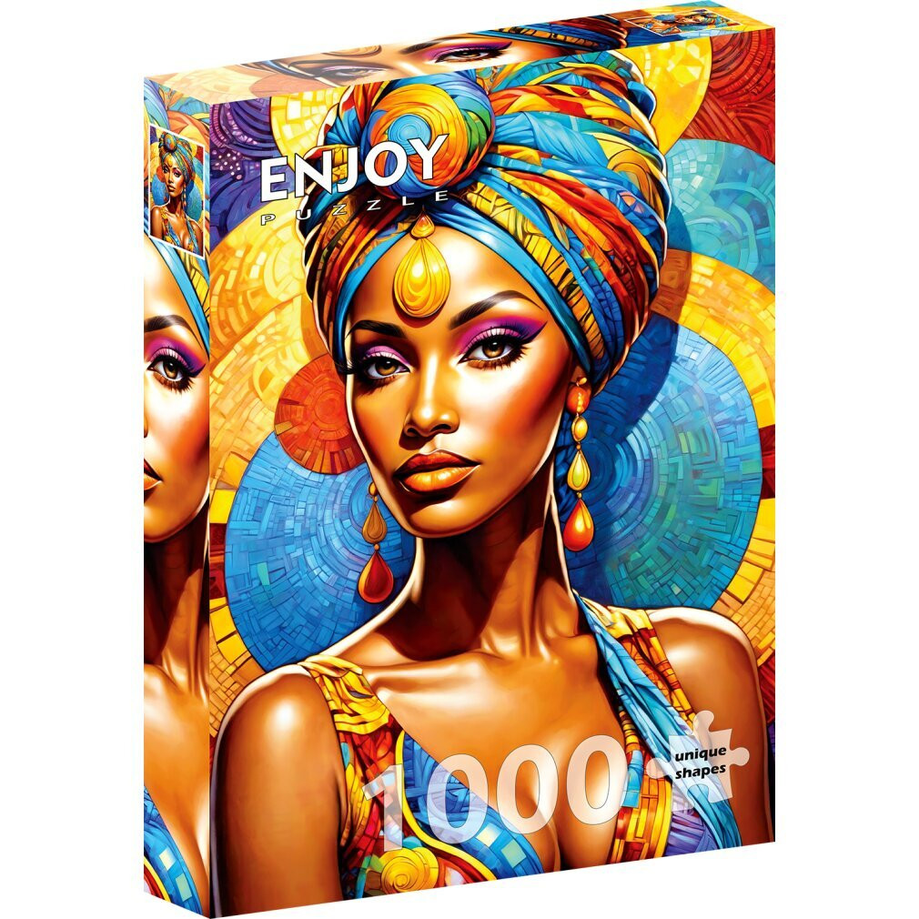 Geniet van de Afrikaanse Schoonheid Puzzel, 1000 stukjes