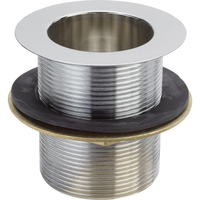 Viega Ventilunterteil 152802 G 2x80mm, Messing verchromt, für Standrohr