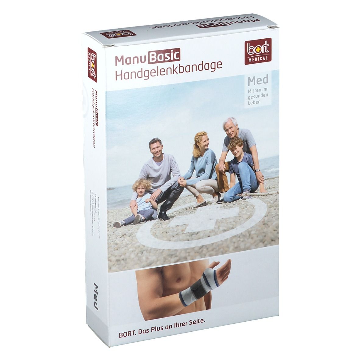 Bort ManuBasic Bandage rechts S schwarz 1 St Bandage(s)