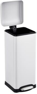 Garvee 8-Gallon Step-Open Trash Can with Soft-Close Lid, Removable Liner