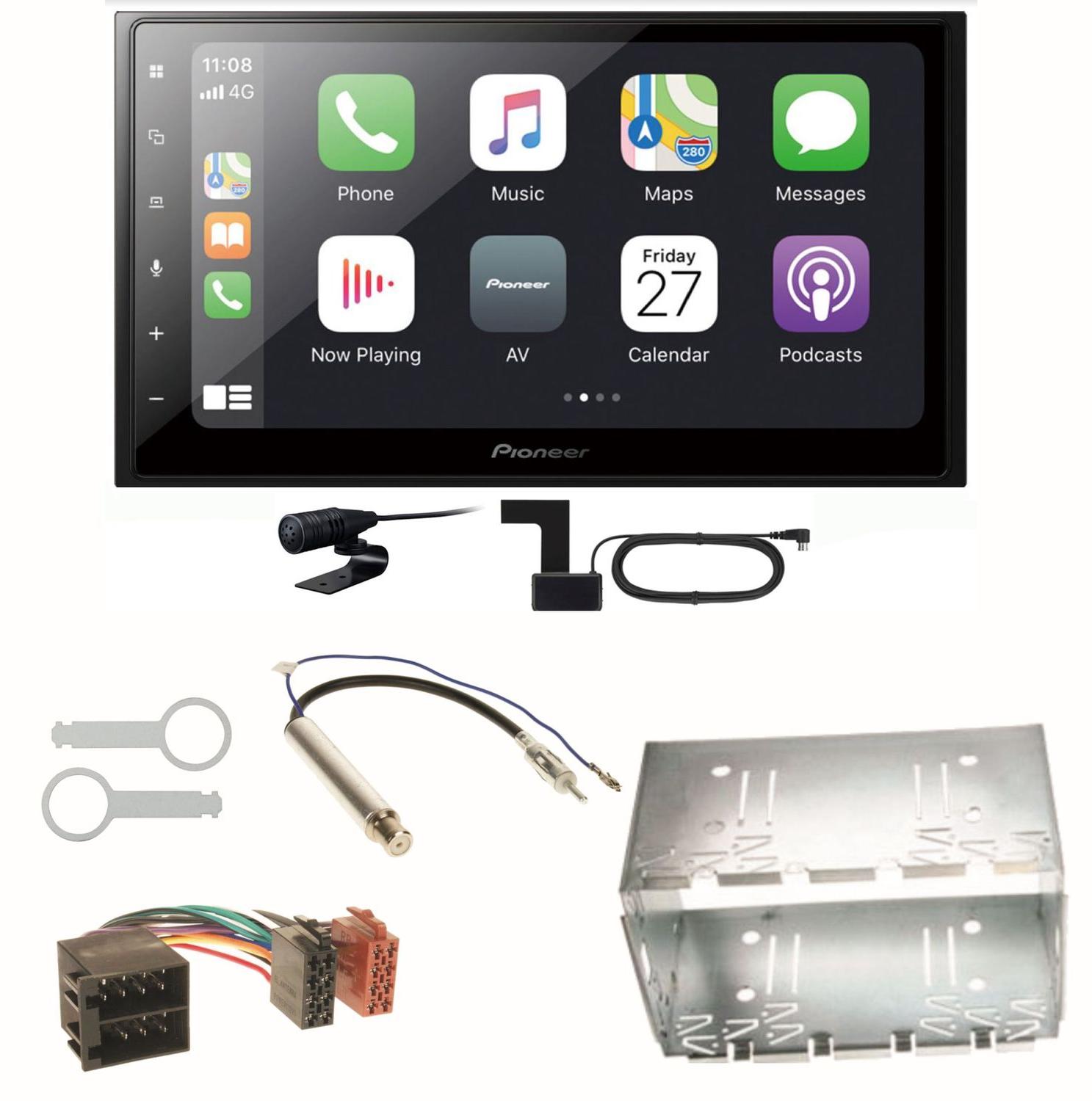 Pioneer SPH-DA250DAB Bluetooth DAB+ USB Einbauset für Polo 6N2 9N Bora Ibiza 6L