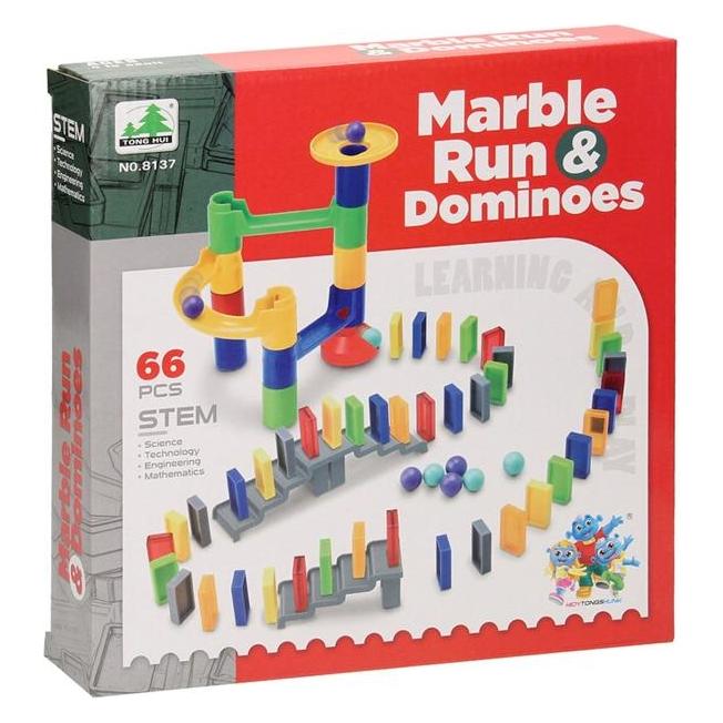 Kugelbahn und Domino-Set (49479433)