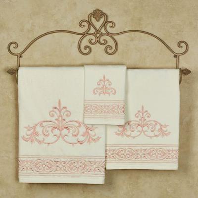 Touch of Class Palace II Bath Towel Set Light Cream Bath Hand Fingertip, Bath Hand Fingertip, Light Cream