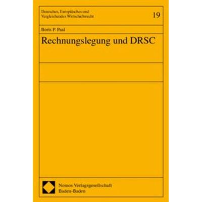 Rechnungslegung und DRSC, Taschenbuch von Boris P. Paal, Nomos, 978-3-7890-7406-6