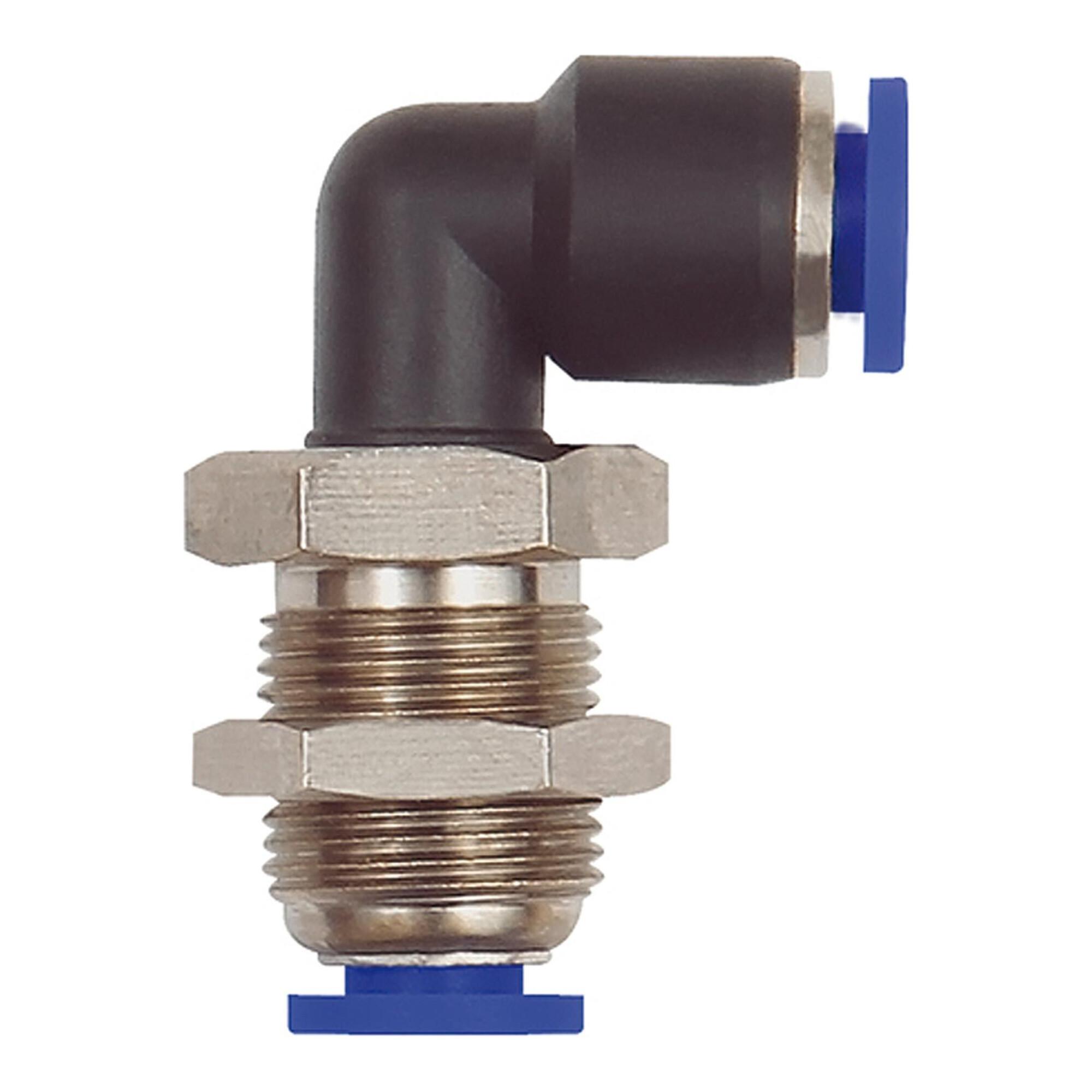 Riegler L-Schott-Steckverbindung »Blaue Serie« mini, M12x1,0, Schl.-Ã˜ 6 (PWS-126)