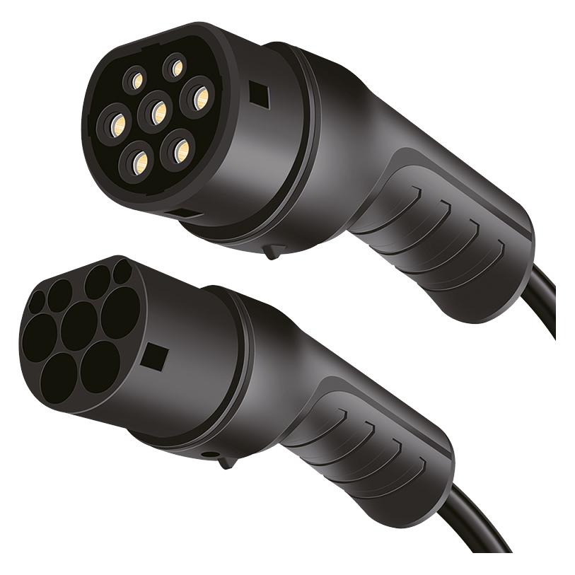 LogiLink E-Auto-Ladekabel (Typ 2, 22 kW, 32 A, 5 m) (EVC0127)