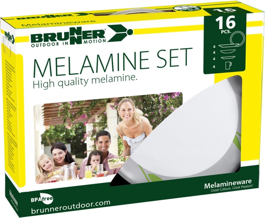 Brunner MELAMINE SET TULIP (16PZ)