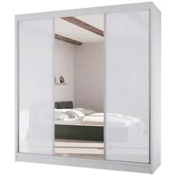 SCHWEBETÜRENSCHRANK Velis II 200/61/215 weiß