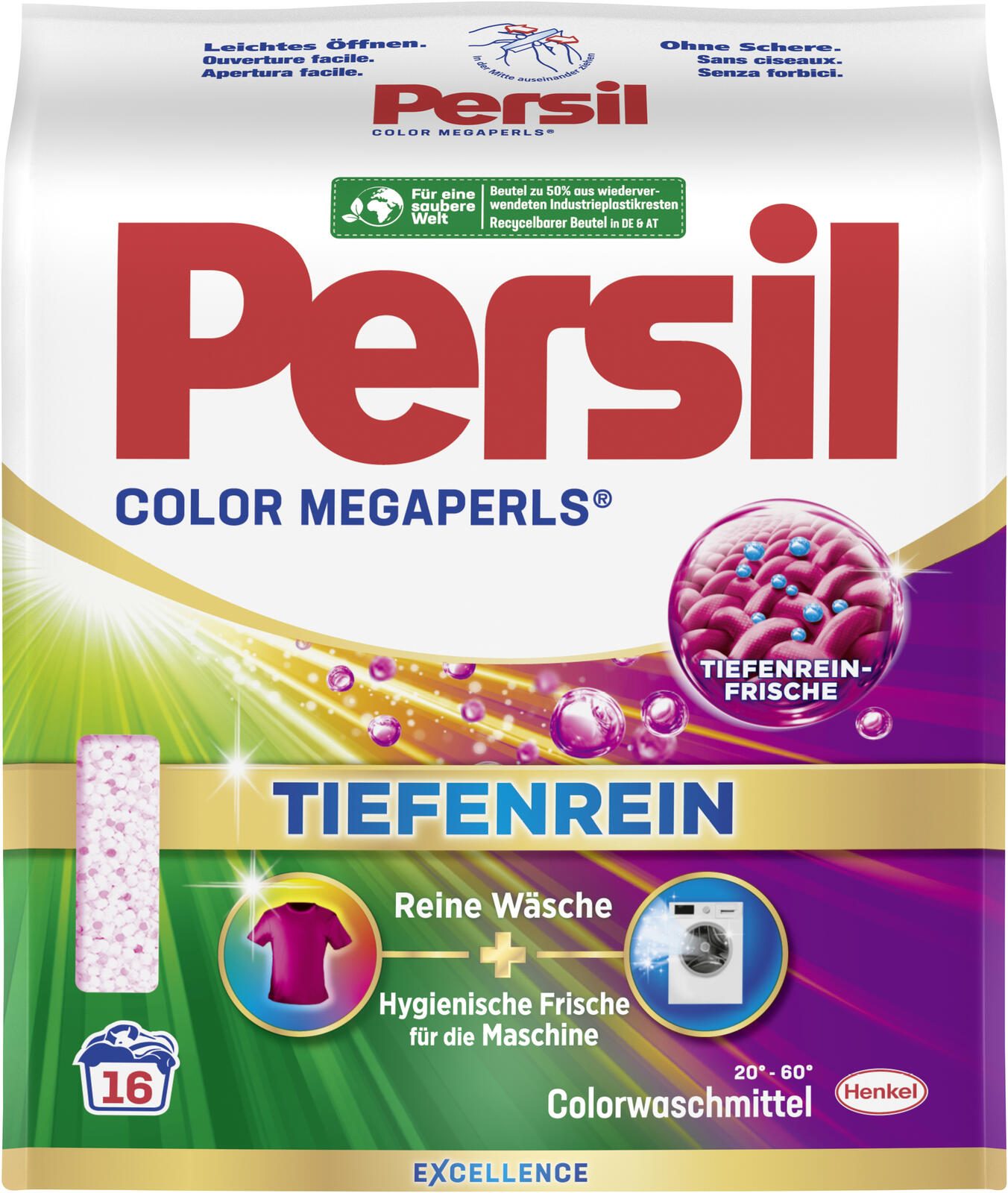 Persil COLOR MEGAPERLS TIEFENREIN Waschmittel frisch 1,04 kg PM16C