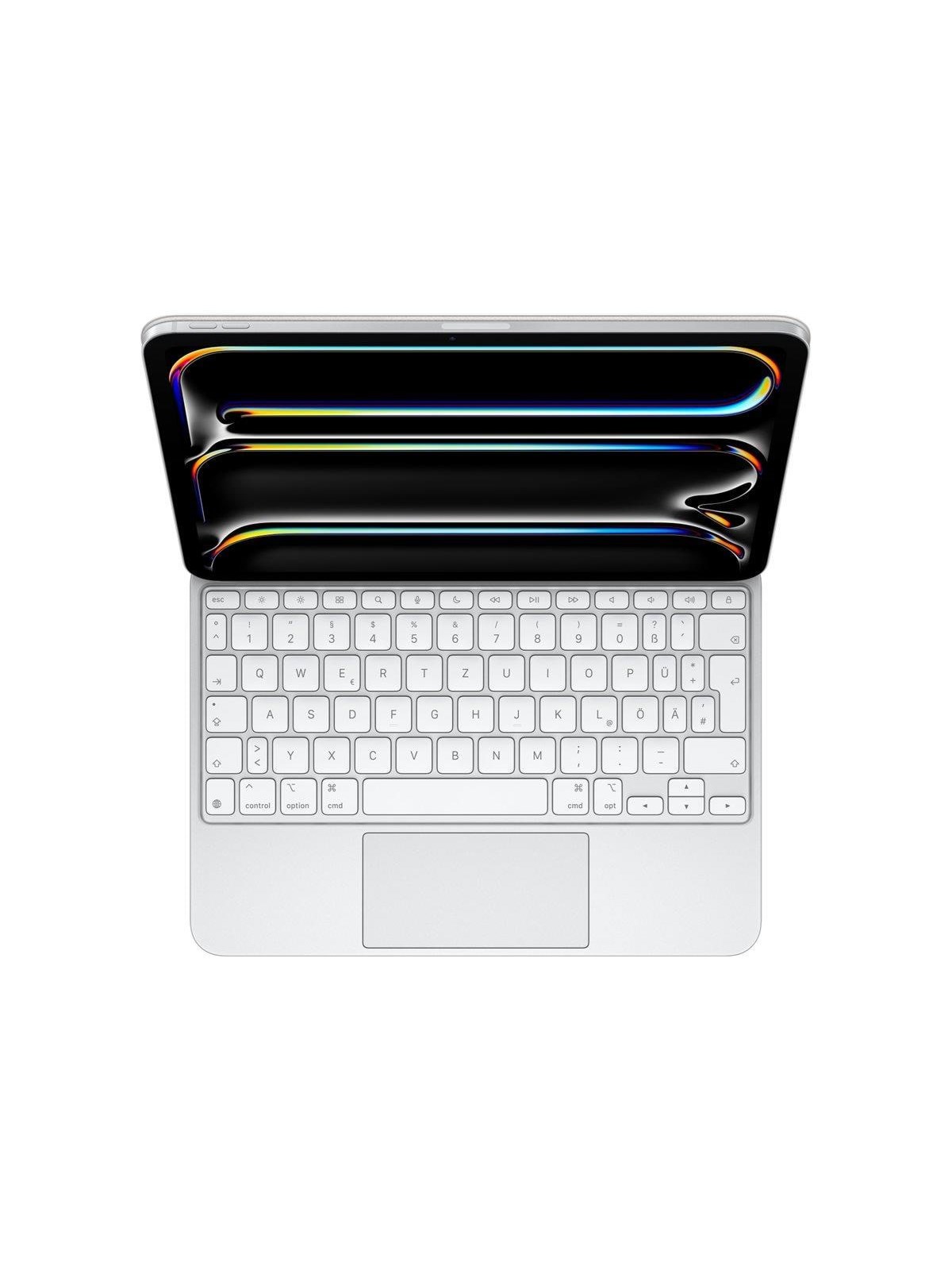 Apple Magic Keyboard for iPad Pro 11?inch (M4) - German - White - Tastatur & Folio-Set - Deutsch - Weiss