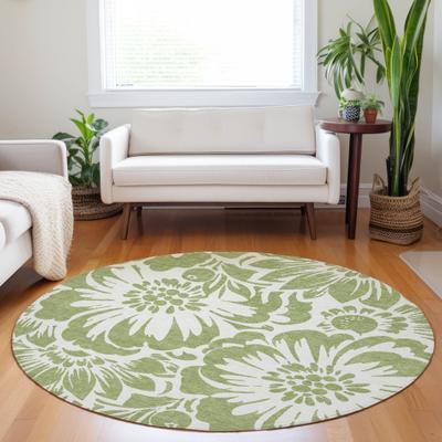 Addison Rugs Machine Washable Indoor/ Outdoor Whimsy Floral Chantille Rug