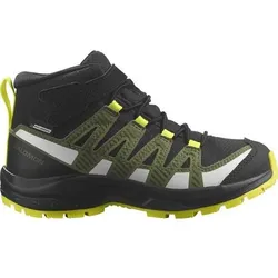 SALOMON Kinder Trekkingstiefel SHOES XA PRO V8 MID CSWP K Black/Dlicgr, Größe 29 in Schwarz Schwarz