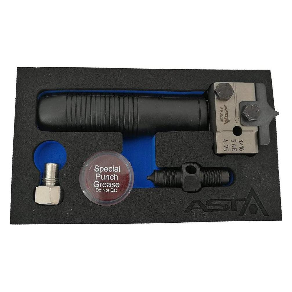 Astal ASTA Bremsleitung Doppel-Bördel-Gerät E + F Bördel 3/16" 1-3/16" Börtel Werkzeug (A-ROG201)