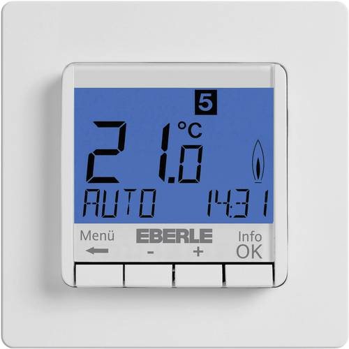 Eberle 527 8103 55 100 FIT-3R Raumthermostat Unterputz Wochenprogramm Heizen, Raumtemperatur 1St.