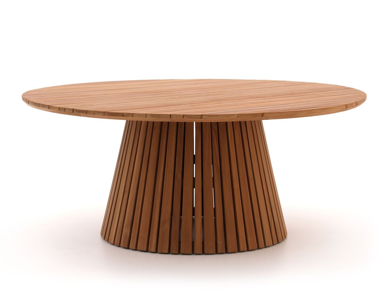 Bellagio ronde tuin eettafel van teakhout, bruin, Ø 150 cm