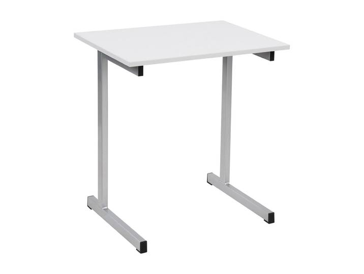 Table de formation 1 place - L.70 x P.50 cm - Plateau Gris - Pieds Gris