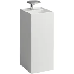 Laufen Waschtisch freistehend KARTELL Laufen 435x375x900 mm, 3 Hahnlöcher, weiß matt