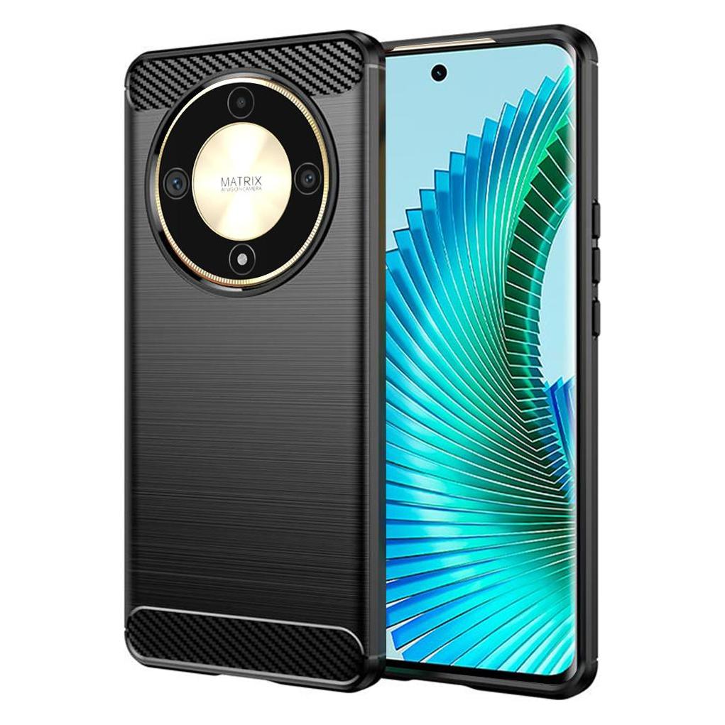 Techsuit - Carbon Silicone - Honor Magic6 Lite - Black (Honor Magic6 Lite) (56344451)