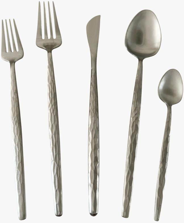 Canora Grey Amani 30 Piece Stainless Steel Cutlery Set , Service for 6 Silver 30